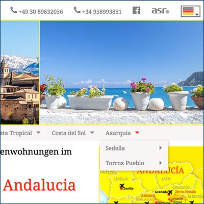 CMS Joomla | Responsives Design | www.andalucianatural.de