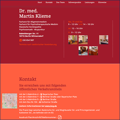 Html5 | Responsives Design | www.praxis-dr-klieme.de
