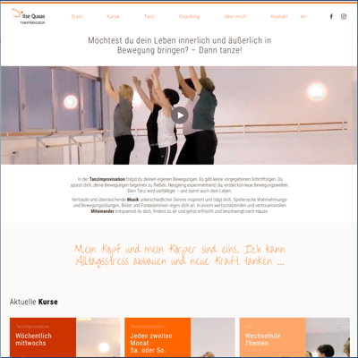CMS WordPress| desktop/tablet/smartphone | tanzimprovisation-berlin.de